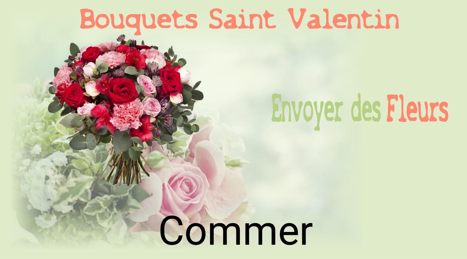 Roses de Saint-Valentin livrées à Commer
